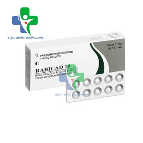 Rabicad 10 Cadila - Thuốc điều trị loét dạ dày, tá tràng